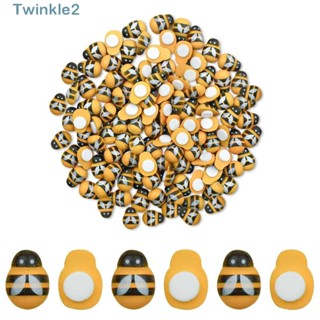 Twinkle ผึ้งไม้จิ๋ว มีกาวในตัว 9x13 มม. สําหรับตกแต่งสมุดภาพ 150 ชิ้น