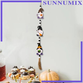 [Sunnimix] จี้ป้ายไม้แขวนตกแต่งปาร์ตี้ฮาโลวีน สําหรับเตาผิง บ้านผีสิง ในร่ม กลางแจ้ง