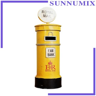 [Sunnimix] กระปุกออมสิน กล่องจดหมาย สร้างสรรค์ เครื่องประดับ กล่องไปรษณีย์ กล่องเงิน ตกแต่ง แปลกใหม่ งานฝีมือ ประหยัดกล่อง สําหรับชั้นวางหนังสือ โต๊ะกลาง ตู้คาเฟ่ หอพัก