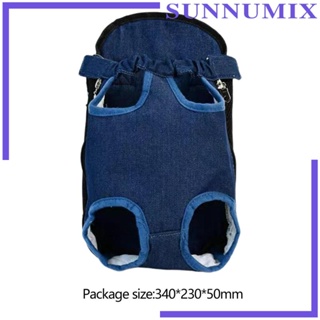 [Sunnimix] กระเป๋าเป้สะพายหลัง ผ้าตาข่าย ระบายอากาศ สําหรับสัตว์เลี้ยง สุนัข แมว เดินป่า ตั้งแคมป์ กลางแจ้ง