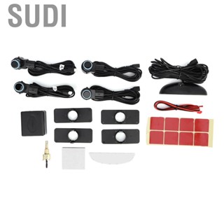 Sudi Car Intelligent Parking Radar System Alert Kit 4 Sensors Probe  Display Automobile Reverse Assistance