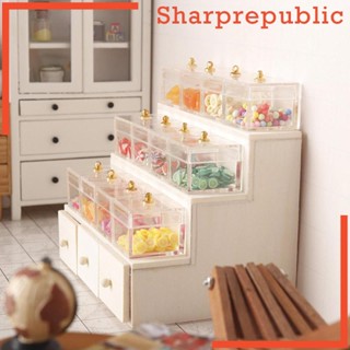 [Sharprepublic] ชั้นวางผักผลไม้ ขนาดเล็ก สเกล 1:12 สําหรับบ้านตุ๊กตา DIY