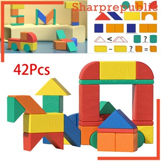 [Sharprepublic] บล็อกตัวต่อ 3D สําหรับรับรู้สี