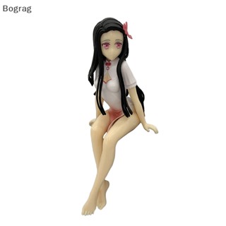 [Bogr] ฟิกเกอร์ PVC อนิเมะ Sitg Posture Cheongsam Kamado Nezuko เซ็กซี่ ขนาด 15 ซม. สําหรับเก็บสะสม