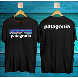 (แขนสั้นยอดนิยม) 2023  เสื้อยืดคอกลม สีดำ , สีขาว ไม่ย้วย Cotton100 สกรีนลาย  Patagonia- 93/94 เสื้อยืดแฟชั่นพิมพ์ S-5XL