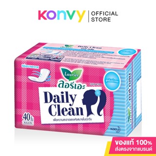 LAURIER แผ่นอนามัย Daily Clean Natural Clean [40pcs].