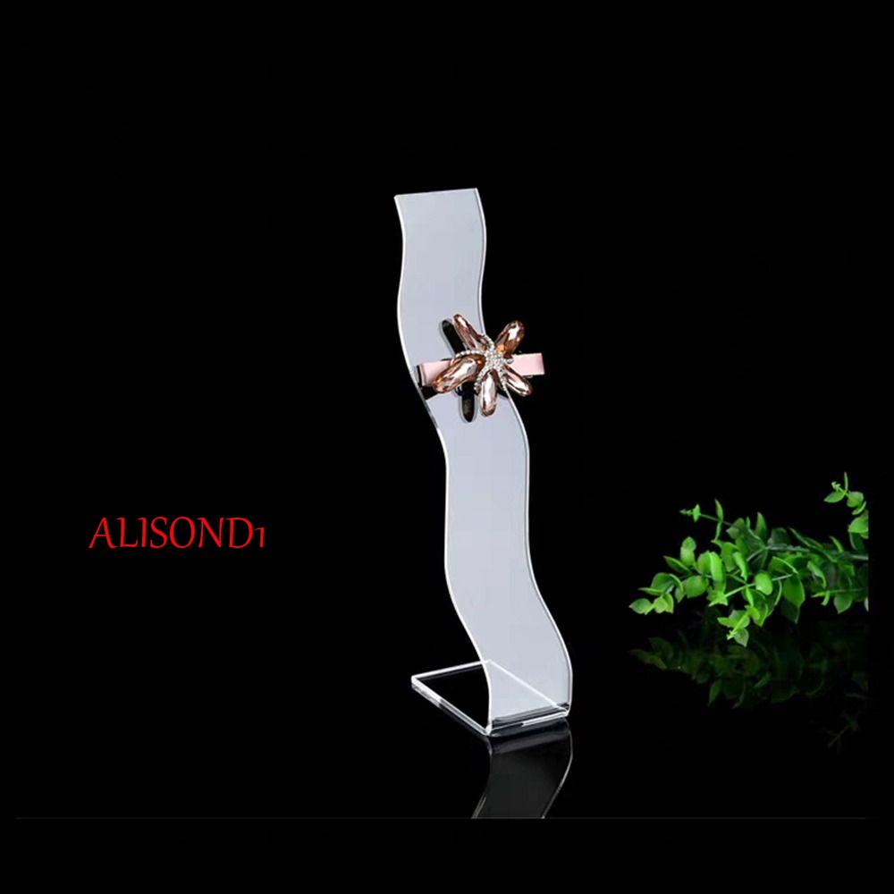 Alisond1 ที่ใส่กิ๊บติดผม แฟชั่น ที่เรียบง่าย ของขวัญ สาว เครื่องประดับ พลาสติก นิทรรศการ ชั้นวางของ ปิ่นปักผม จัดระเบียบ
