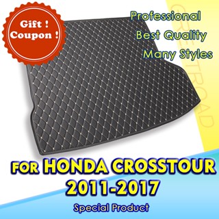 พรมปูพื้นรถยนต์ สําหรับ Honda Crosstour 2011 2012 2013 2014 2015 2016 2017