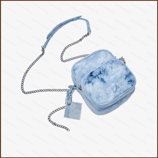 Kira BTS ARTIST Bag กระเป๋าสะพายไหล่ ผ้ายีน ทรงโท้ท ลายมัดย้อม แฟชั่น สําหรับเด็กผู้หญิง นักเรียน กระเป๋าช้อปปิ้ง กระเป๋าเครื่องสําอาง bag1