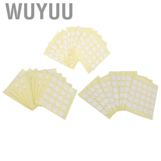 Wuyuu 200Pcs 10/12/15 mm Clear Invisible Round Double Sided Tape  Strength Adhesive Dots Nail Art Manicure Tool