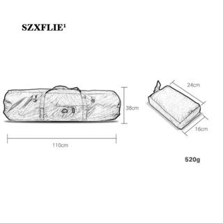 [Szxflie1] กระเป๋าเต็นท์ แบบพับได้ มีหูหิ้วคู่ สําหรับตั้งแคมป์ ตกปลา บาร์บีคิว