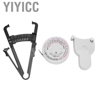 Yiyicc Body Fat Caliper Measuring Tape and Waist Ruler for  Accurately Men Women