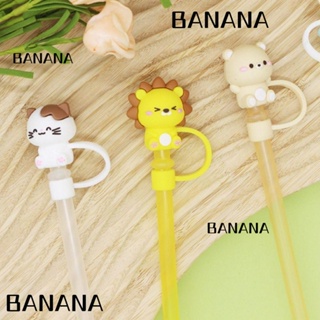 Banana1 ฝาครอบหลอดซิลิโคน กันกระเด็น ใช้ซ้ําได้ สร้างสรรค์