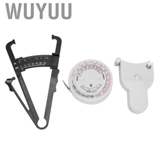 Wuyuu Body Fat Caliper Measuring Tape and Waist Ruler for  Accurately Men Women