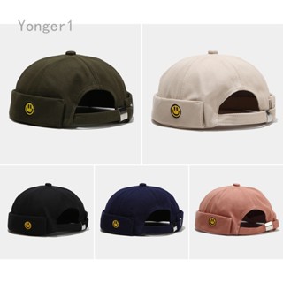 Yonger หมวกแก๊ป ลายหัวกะโหลก หน้ายิ้ม ปรับได้ สไตล์ฮิปฮอป เรโทร แฟชั่นฤดูร้อน สําหรับผู้ชาย และผู้หญิง