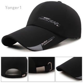 Yonger หมวกเบสบอล ผ้าตาข่าย เหมาะกับฤดูร้อน สําหรับผู้ชาย และผู้หญิง เล่นกีฬากลางแจ้ง วิ่ง