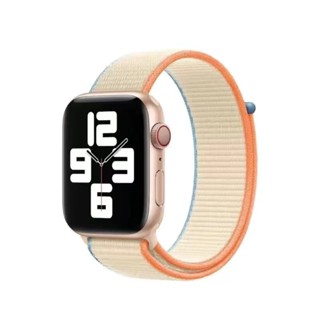 สายนาฬิกาข้อมือไนล่อน แบบเปลี่ยน สําหรับ Apple Watch iWatch series 7 6 SE 5 4 3 2 1 Smartwatch S7 S6 iWatch 41 มม. 45 มม. 44 มม. 40 มม. 42 มม. 38 มม.