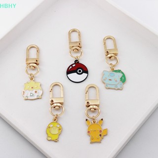 พวงกุญแจโลหะ รูปการ์ตูนโปเกมอน Pikachu Eevee Jigglypuff Togepi Charmander HY