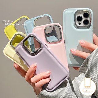 เคสโทรศัพท์มือถือ Tpu นิ่ม กันกระแทก กรอบโลหะ สีแคนดี้ หรูหรา สําหรับ iPhone 7 8 Plus 11 14 13 Pro Max XS Max