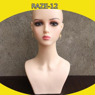 [Raze12] หุ่นหัวผู้หญิง แบบพกพา สําหรับเครื่องประดับ แว่นตา หมวก