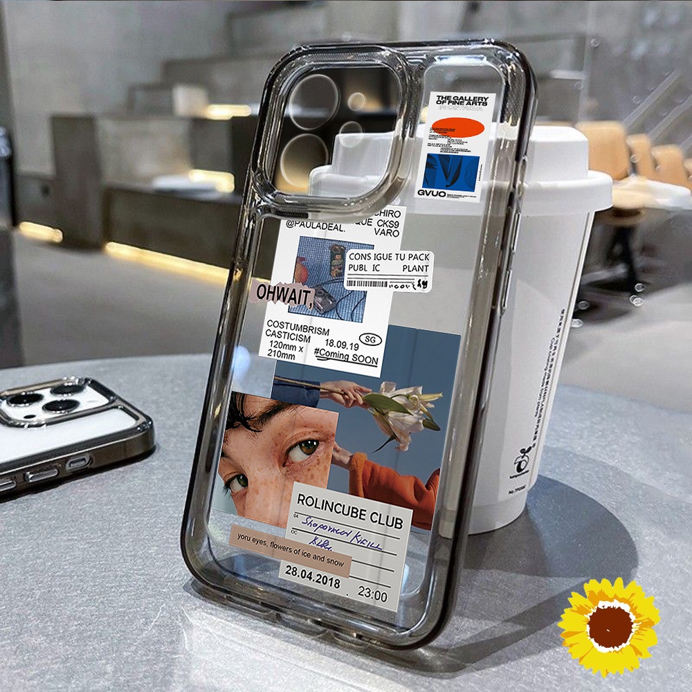 COD Spaceป้ายใสซิลิโคนเคสโทรศัพท์สำหรับIPhone 11 12 13 14 Pro 15 Max 7 8 Plus XS Max XS SE 2020 กันกระแทก