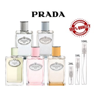 ขายน้ำหอมแบรนด์แท้ 100% Prada Infusion De Rose &amp; DIris &amp; Mandarine &amp; DAmande &amp; DIris Cèdre EDP 2ml/5ml/10ml