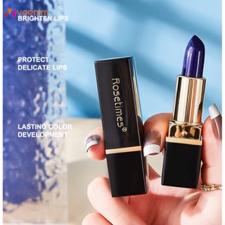 Raincoat Magic Color Changing Lipstick สีชมพู ฟ้า เปลี่ยนอุณหภูมิ veemm