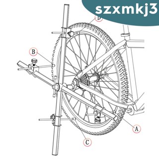 [Szxmkj3] เครื่องมือวัดตีนผี สําหรับซ่อมแซมรถจักรยาน