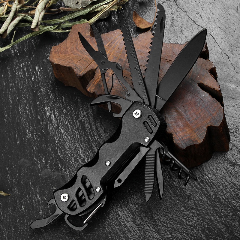 Multifunctional Folding Swiss Army Portable Stainless Steel Pocket Knife Outdoor Camping Emergency CombinationTool Survi