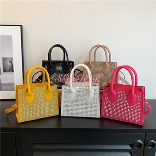 SISTER  กระเป๋าผู้หญิงสะพายข้าง กระเป๋าสะพาย ข้าง 2023 NEW   ทันสมัย Beautiful Chic Korean Style L91TZFH 37Z230910