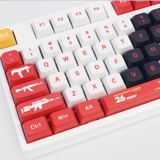 Voltaic Keycap PBT Dye Sublimation ชุดปุ่มกดคีย์บอร์ด ย้อมสี 137 คีย์ โพรไฟล์ XDA PBT สําหรับปรับแต่งคีย์บอร์ด