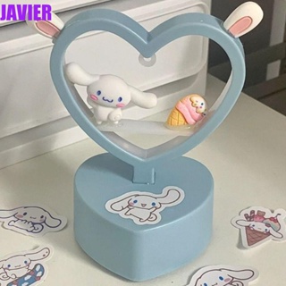 Javier โคมไฟกลางคืน LED รูป Cinnamoroll Kuromi สร้างสรรค์ สําหรับตกแต่งข้างเตียงเด็ก