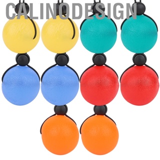 Calinodesign 2PCS Hand Grip Strength Trainer  Silicone Balls for Reduce Pressure Wrist Exercise  Recovery Tools