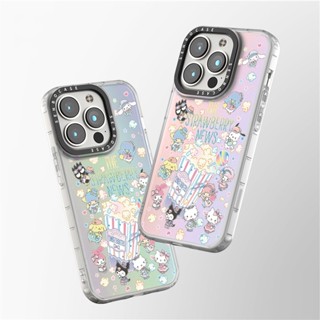 【สำหรับ SAMSUNG】TPUเคสโทรศัพท์ซัมซุงเข้ากันได้กับA73 A53 Note8 Note9 Note10 S20FE S21FEเลเซอร์การ์ตูนข้าวโพดคั่ว