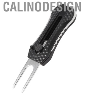 Calinodesign Stainless Steel Golfing Divot Tool Cleaner Ball Marker AccessoryY