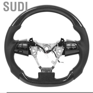 Sudi volante deportivo Steering Wheels Carbon Fiber Wheel Nappa Perforated Leather with Buttons Fit for