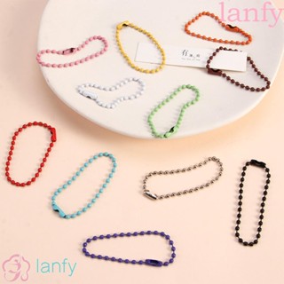 Lanfy พวงกุญแจ จี้ลูกบอล ประดับลูกปัด 20 ชิ้น ต่อล็อต DIY