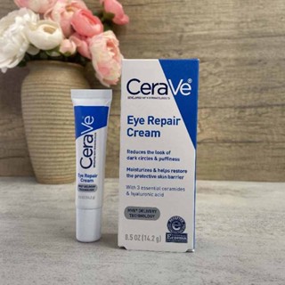 CeraVe Eye Repair Cream 0.5 oz for Dark Circles Under Eyes and Puffiness, 0.5oz / 14.2g