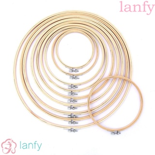 ห่วงเย็บปักถักร้อย LANFY 10-40 ซม. ปรับได้ ศิลปะ เย็บปักถักร้อย ทํามือ เครื่องมือเย็บผ้าย้อนยุค DIY