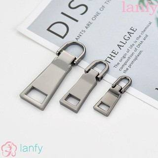 Lanfy ตัวดึงซิป 8# 5# 3# อุปกรณ์เสริม สําหรับกระเป๋าเป้สะพายหลัง เสื้อโค้ท และสไลด์ซิป DIY