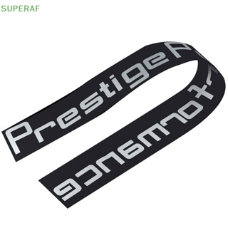 Superaf สติกเกอร์ไวนิล ลายกราฟฟิค Prestige สําหรับติดกระจกหน้ารถยนต์ เล่นกีฬา ขายดี