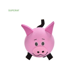 Superaf ขายดี เสาอากาศ รูปหมูน่ารัก สีชมพู สําหรับตกแต่งรถยนต์ 1 ชิ้น