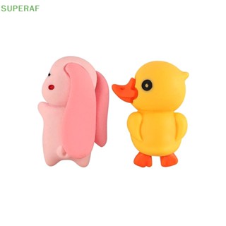 Superaf ตุ๊กตาเรซิ่น รูปสัตว์น่ารัก ขนาดเล็ก สําหรับตกแต่งรถยนต์ รถจักรยานยนต์ จักรยาน