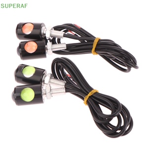 Superaf หลอดไฟ Led DC12V พลังงานสูง อุปกรณ์เสริม สําหรับติดป้ายทะเบียนรถจักรยานยนต์ รถมอเตอร์ไซด์ 2 ชิ้น