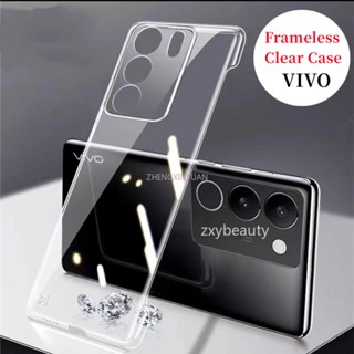 เคสโทรศัพท์มือถือ PC แข็ง แบบใส บาง ไร้กรอบ สําหรับ Vivo V29 Pro 5G Lite V29Lite V29E 2023 VivoV29 E V 29