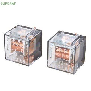 Superaf รีเลย์สวิตช์ควบคุมรถยนต์ DC 12V 100A 5Pin 4Pin SPDT กันน้ํา ความจุสูง