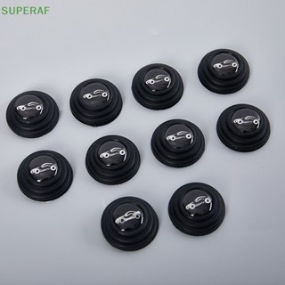 Superaf แผ่นสติกเกอร์ซิลิโคน ป้องกันการชนประตูรถยนต์ 10 ชิ้น