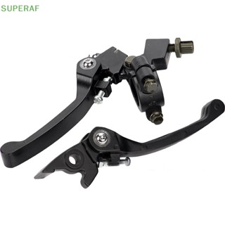 Superaf KLX CRF XR50-250 ก้านเบรกคลัตช์ อลูมิเนียม สีดํา สําหรับรถจักรยานยนต์