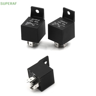 Superaf รีเลย์รถยนต์ 5 Pin 40A DC 12V 24V สําหรับไฟหน้า