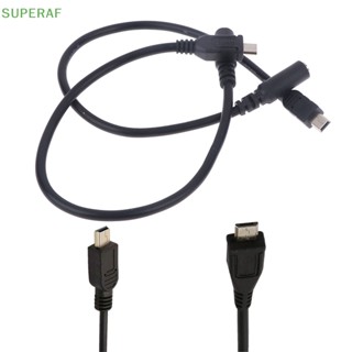 Superaf สายเคเบิลอะแดปเตอร์แจ็คหูฟัง Micro USB เป็น 3.5 มม.